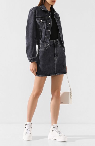 Джинсовая юбка HELMUT LANG, арт. J07DW301, фото 2