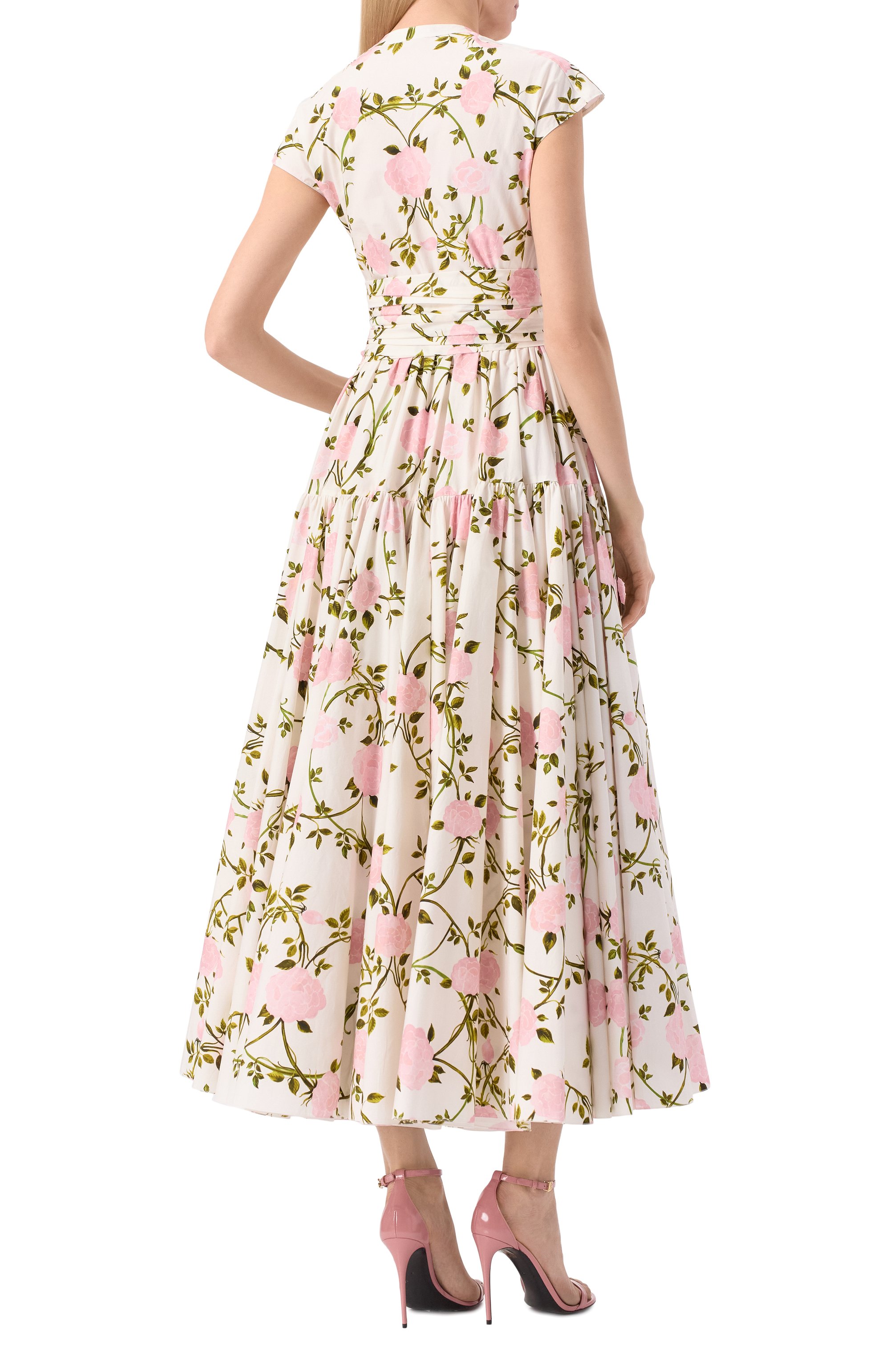 Хлопковое платье GIAMBATTISTA VALLI, арт. 25SSPVTE5261-31PRI, фото 4