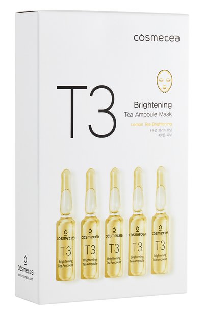 Женская тканевая маска сияние lemon tea COSMETEA, арт. T3-10