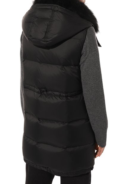 Пуховый жилет YVES SALOMON, арт. 22WFG02590M07W, фото 4