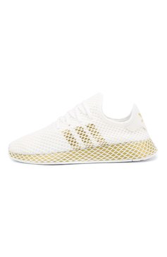 Мужские текстильные кроссовки deerupt runner ADIDAS ORIGINALS белого цвета, арт. CG6087 | Фото 3 (Материал внешний: Текстиль, Резина; Материал внутренний: Не назначено; Материал сплава: Проставлено; Материал утеплителя: Без утеплителя; Подошва: Плоская; Драгоценные камни: Проставлено; Стили: Спорт; Статус проверки: Проверена категория)