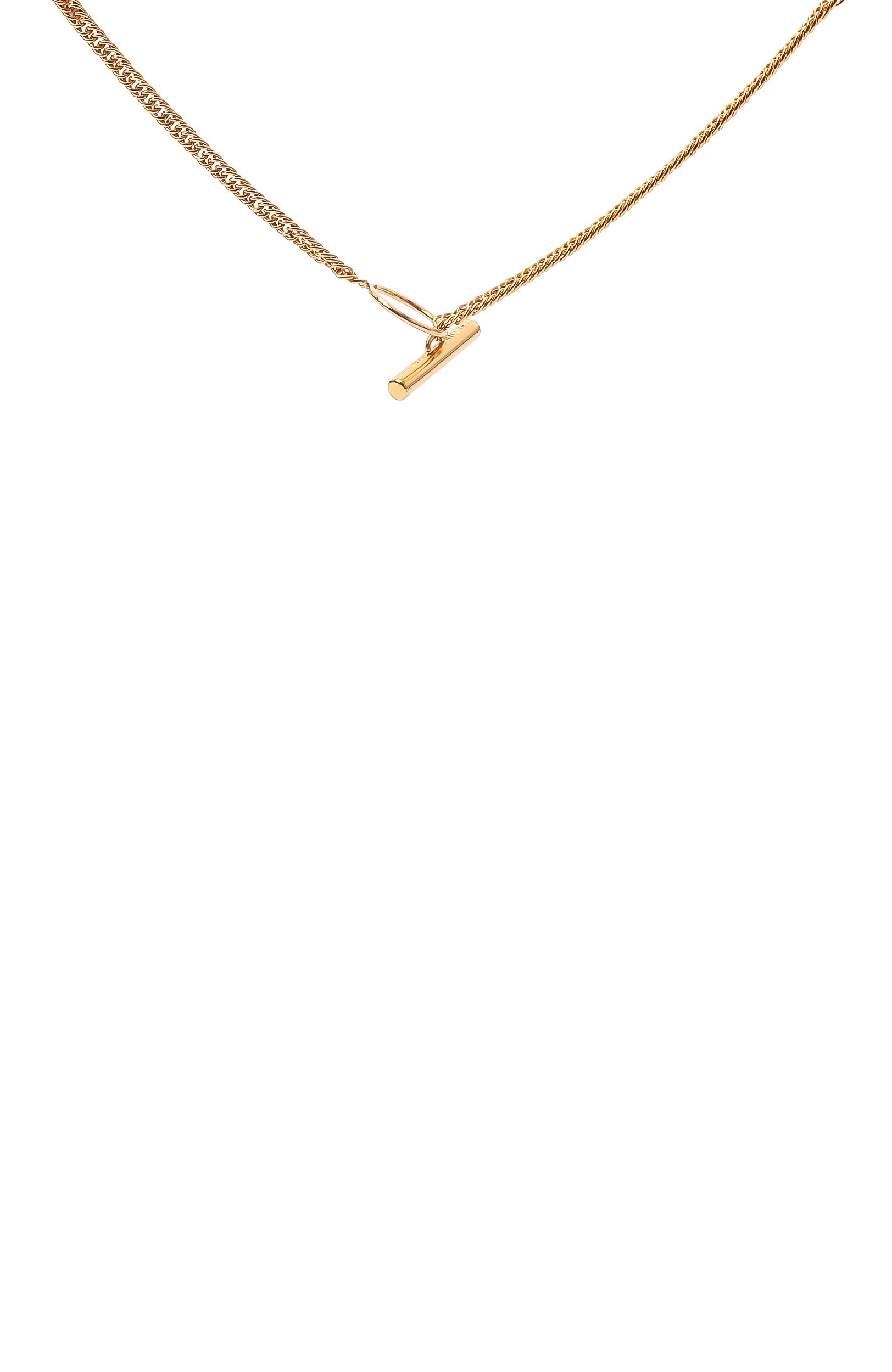 Кулон на цепочке JIL SANDER золотого цвета по цене 110500 руб., арт. J11UU0023 J12015_1, фото 4 Кулон на цепочке JIL SANDER, арт. J11UU0023 J12015_1, фото 4