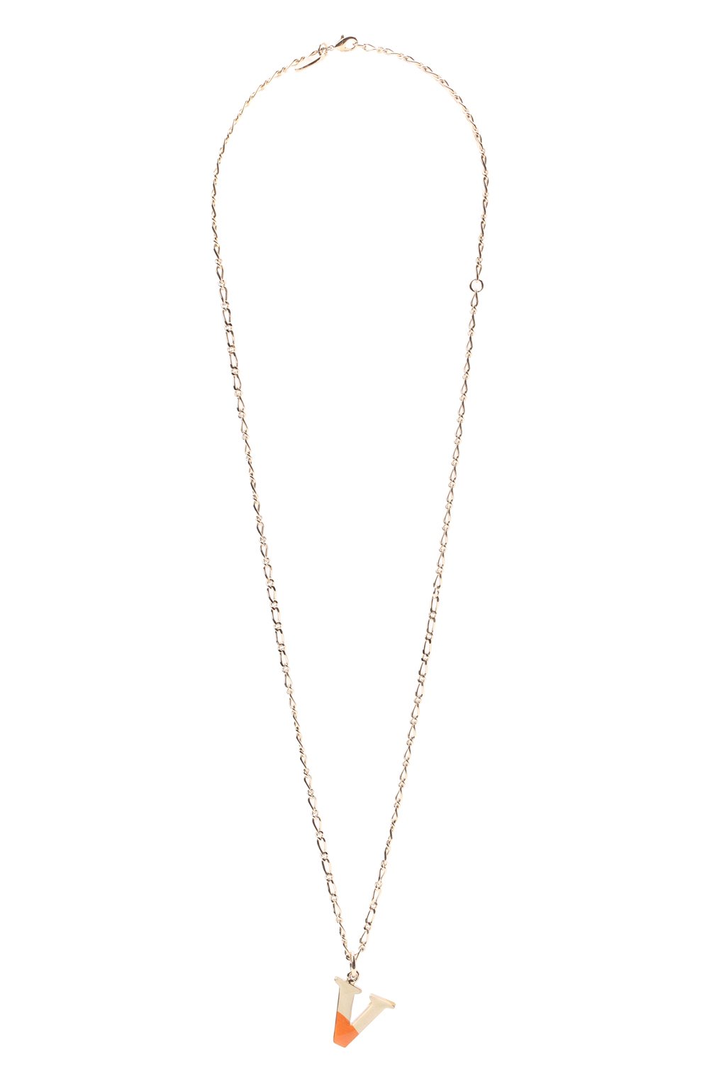 Кулон на цепочке alphabet v CHLOÉ, арт. CHC22SF04VBLQ, фото 1