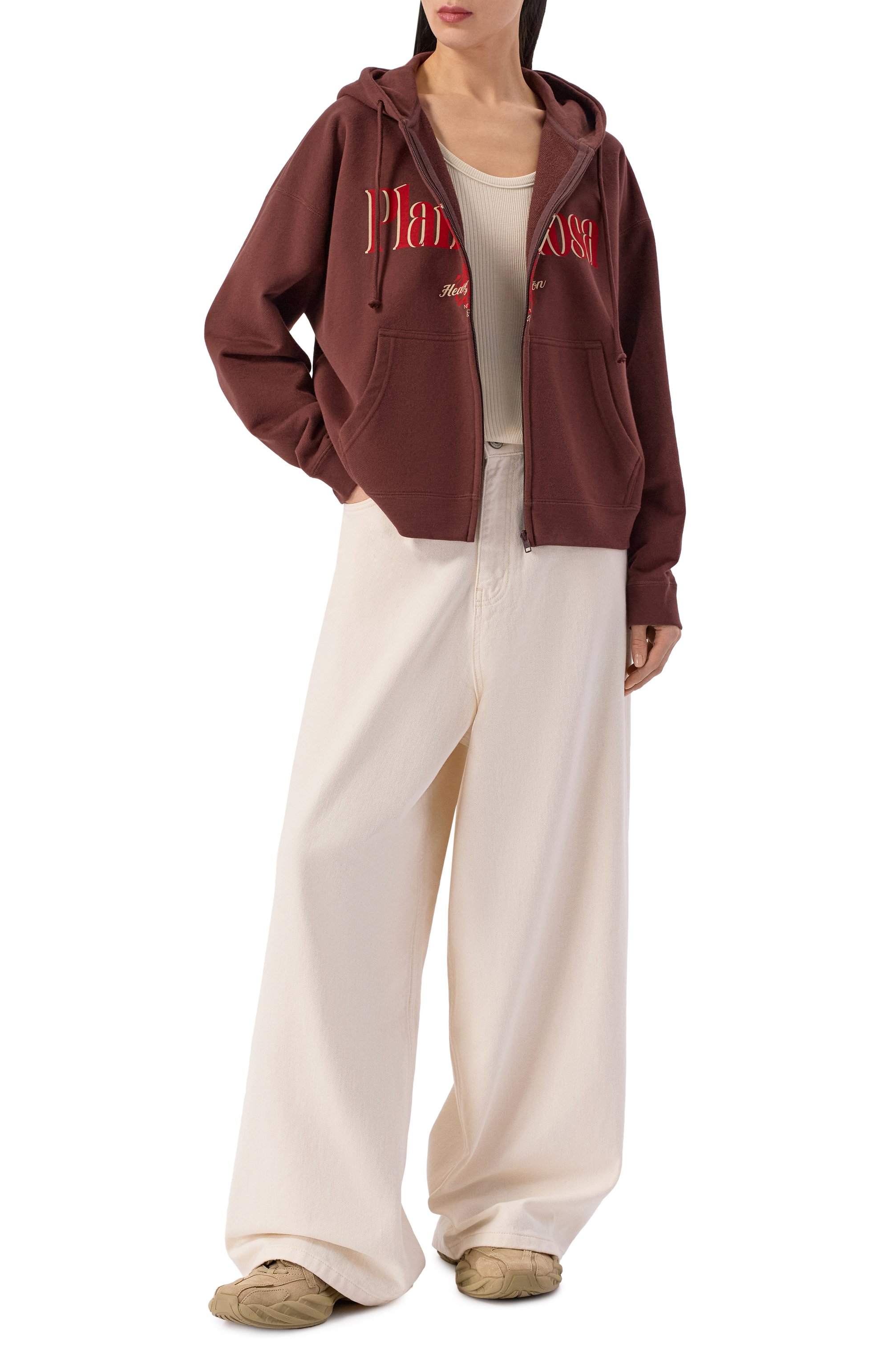 Хлопковая толстовка PLANTA ROSA, арт. PR/HZ013/ROSAHILLS/370VELVET, фото 3