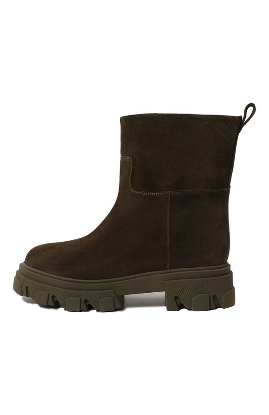 Замшевые сапоги Gia 23 GIABORGHINI Хаки, фото 4