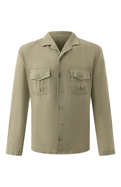 Мужская льняная рубашка 120% LINO, арт. 32ALIM19QB/0115/000