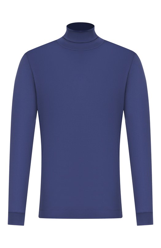 Хлопковая водолазка Van Laack VL-PELIN01-XX/180031 Синий VL-PELIN01-XX/180031