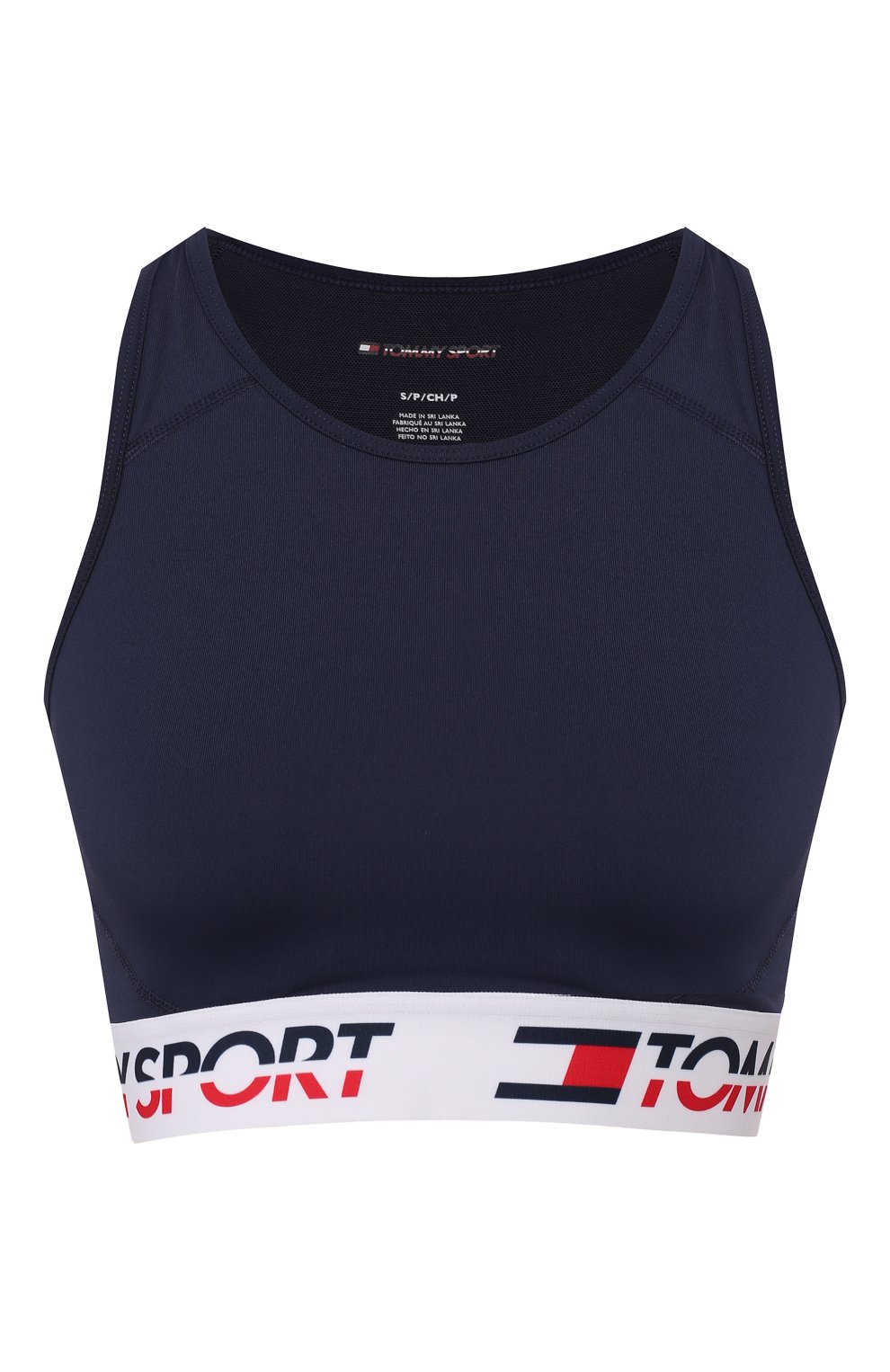 Топ TOMMY SPORT синего цвета по цене 5990 руб., арт. S10S100002, фото 1 Топ TOMMY SPORT, арт. S10S100002, фото 1