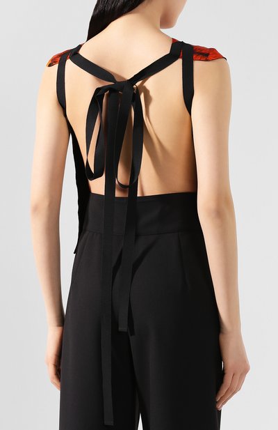 Топ из смеси вискозы и хлопка DRIES VAN NOTEN, арт. 201-10769-9325, фото 4