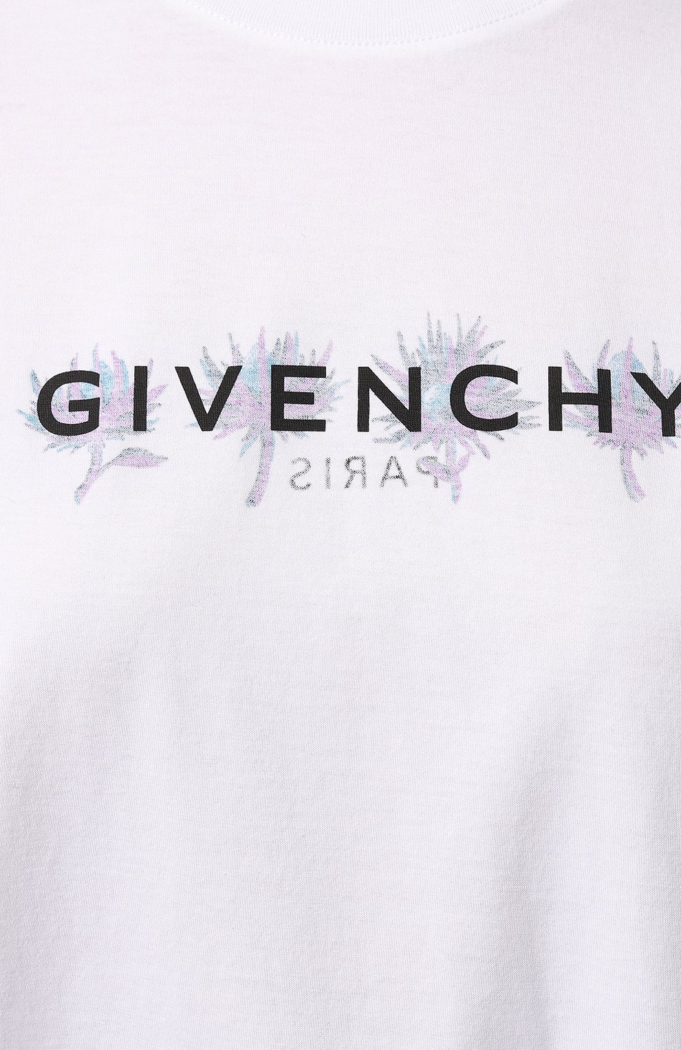 Хлопковая футболка GIVENCHY белого цвета по цене 64650 руб., арт. BW707Z3/ZBC100, фото 5 Хлопковая футболка GIVENCHY, арт. BW707Z3/ZBC100, фото 5