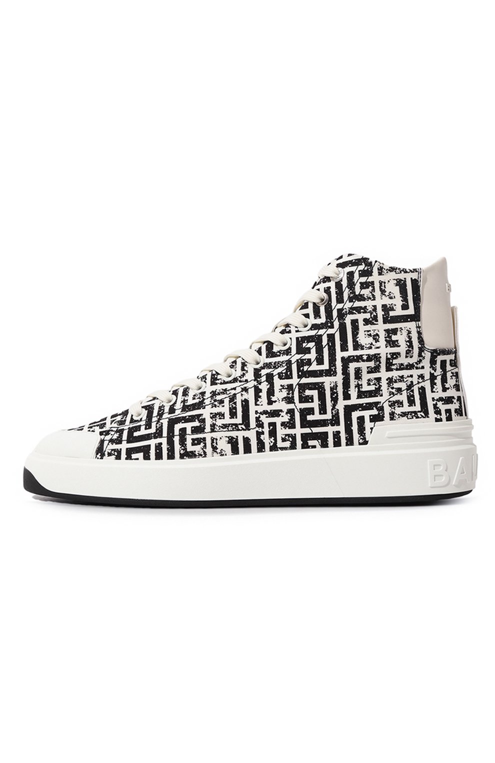 Текстильные кеды b-court BALMAIN, арт. XM0VG290TCLM, фото 4