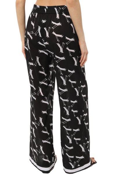 Хлопковые брюки YANINA черного цвета по цене 65830 руб., арт. 0-2482A, фото 4 Хлопковые брюки YANINA, арт. 0-2482A, фото 4