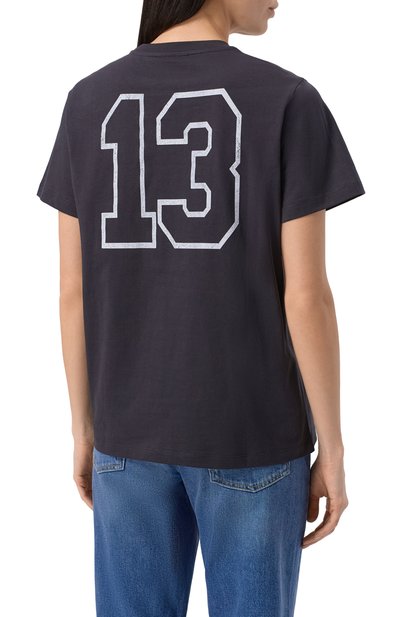 Хлопковая футболка GANNI, арт. T4138/252, фото 4