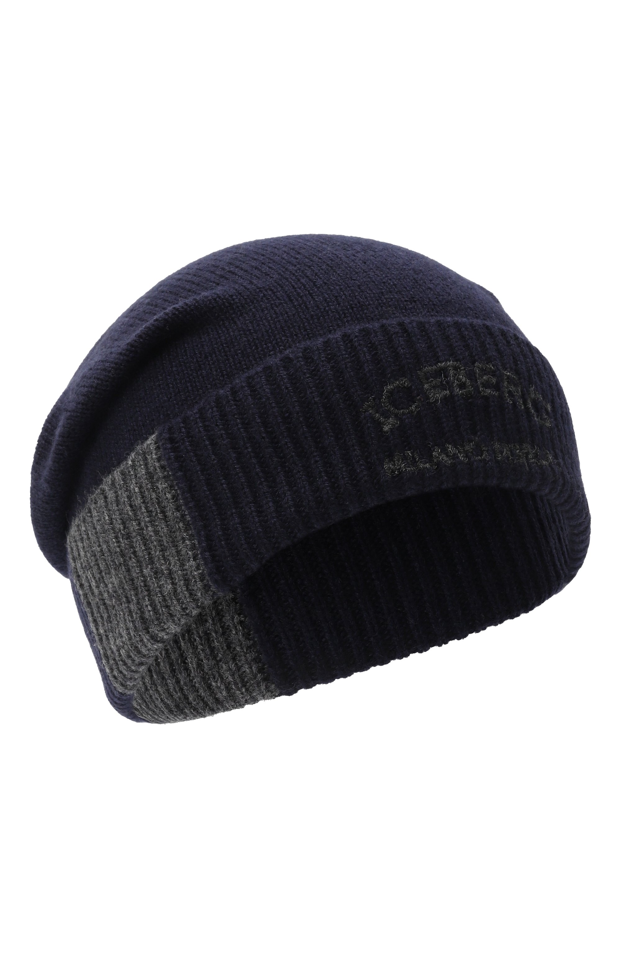 Шапка из шерсти и кашемира ICEBERG темно-синего цвета по цене 13200 руб., арт. 3043/9003, фото 1 Шапка из шерсти и кашемира ICEBERG, арт. 3043/9003, фото 1