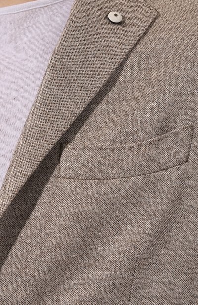 Пиджак из хлопка и льна L.B.M. 1911, арт. 2811/35207, фото 5