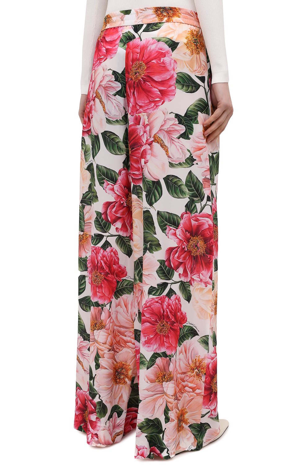 Шелковые брюки DOLCE & GABBANA, арт. FTBT3T/IS1E3, фото 4