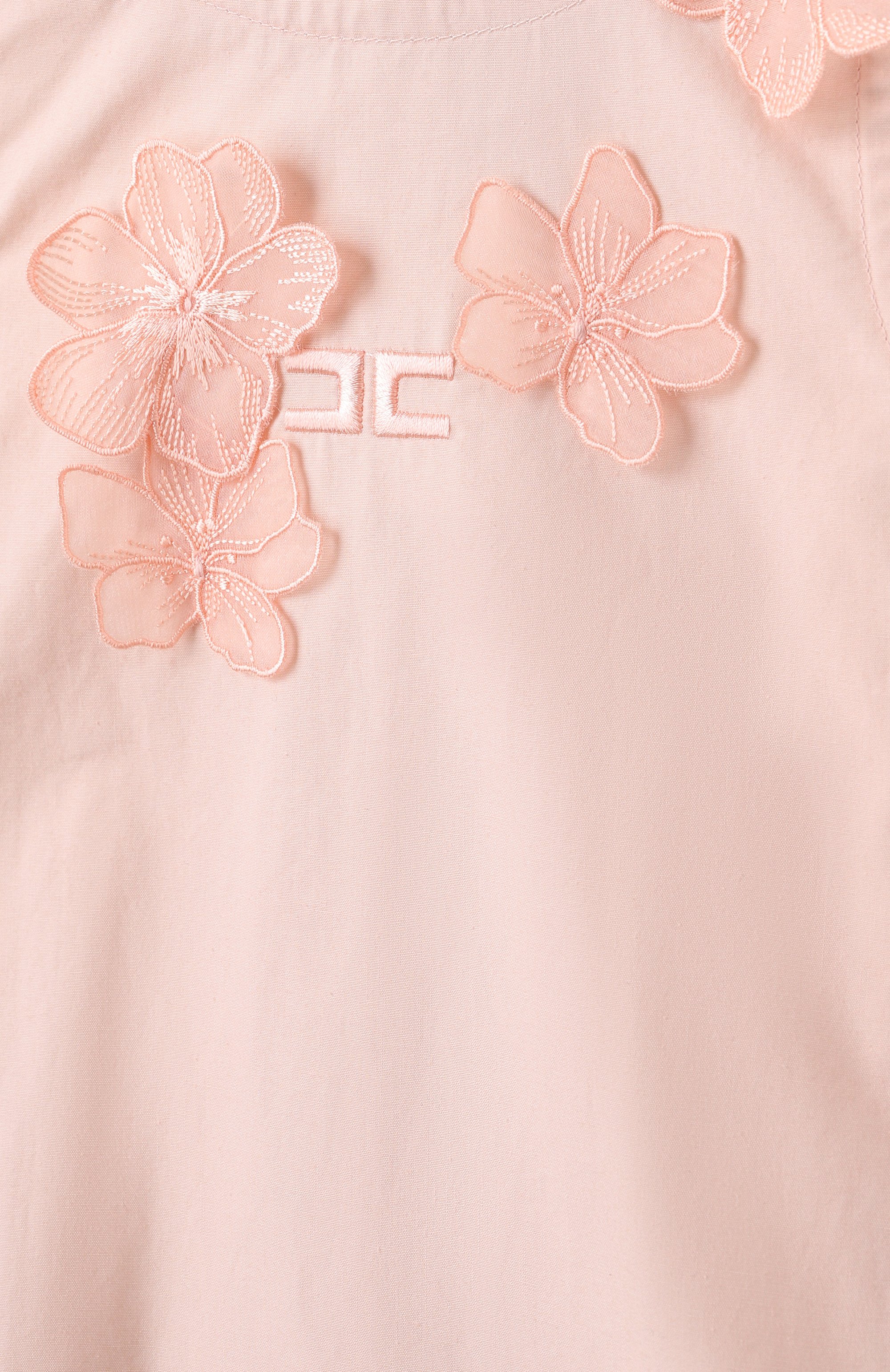 Хлопковое платье ELISABETTA FRANCHI LA MIA BAMBINA, арт. EGAB2090/CA235, фото 3