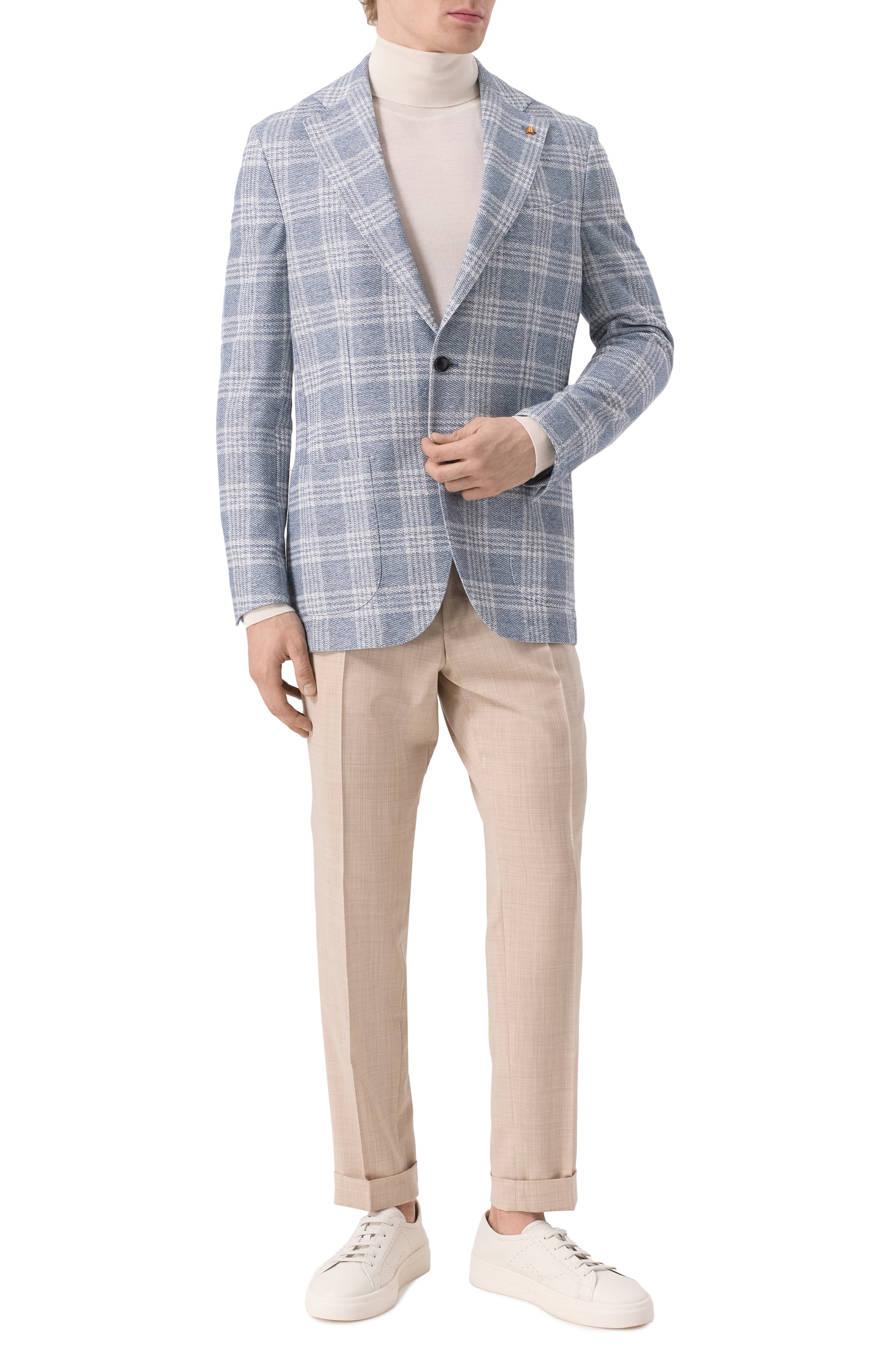 Пиджак изо льна и хлопка SARTORIA LATORRE, арт. JEF74/JH102, фото 3