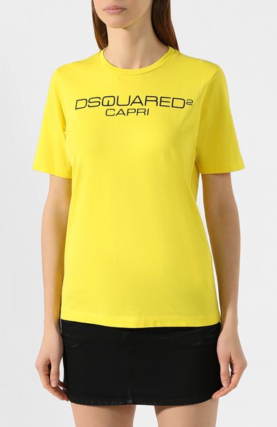 Хлопковая футболка DSQUARED2, арт. S75GD0098/S22844, фото 3