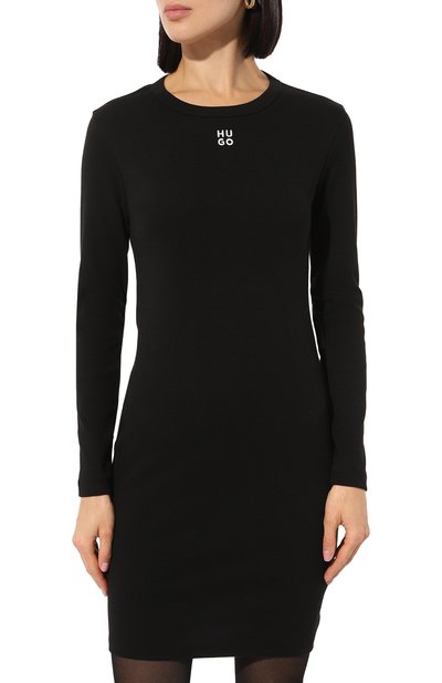 Хлопковое платье HUGO, арт. 50518385, фото 3