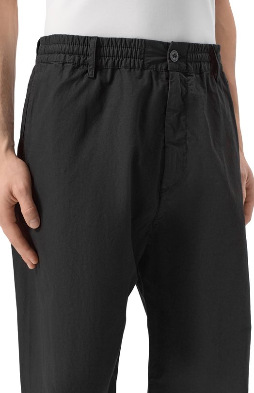 Хлопковые брюки C.P. Company 20CMPA158A/110325G Чёрный  20CMPA158A/110325G Фото 5