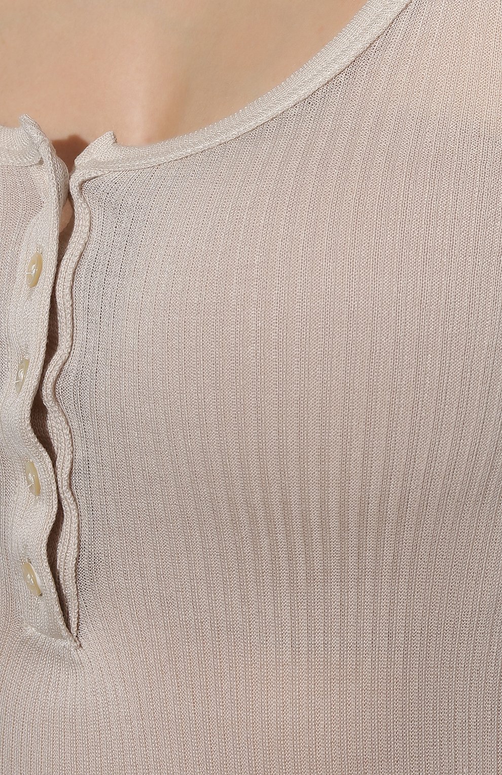 Хлопковая майка ISABEL MARANT ETOILE кремового цвета по цене 15300 руб., арт. TS0770-22P060E/L0UISALIC, фото 5 Хлопковая майка ISABEL MARANT ETOILE, арт. TS0770-22P060E/L0UISALIC, фото 5