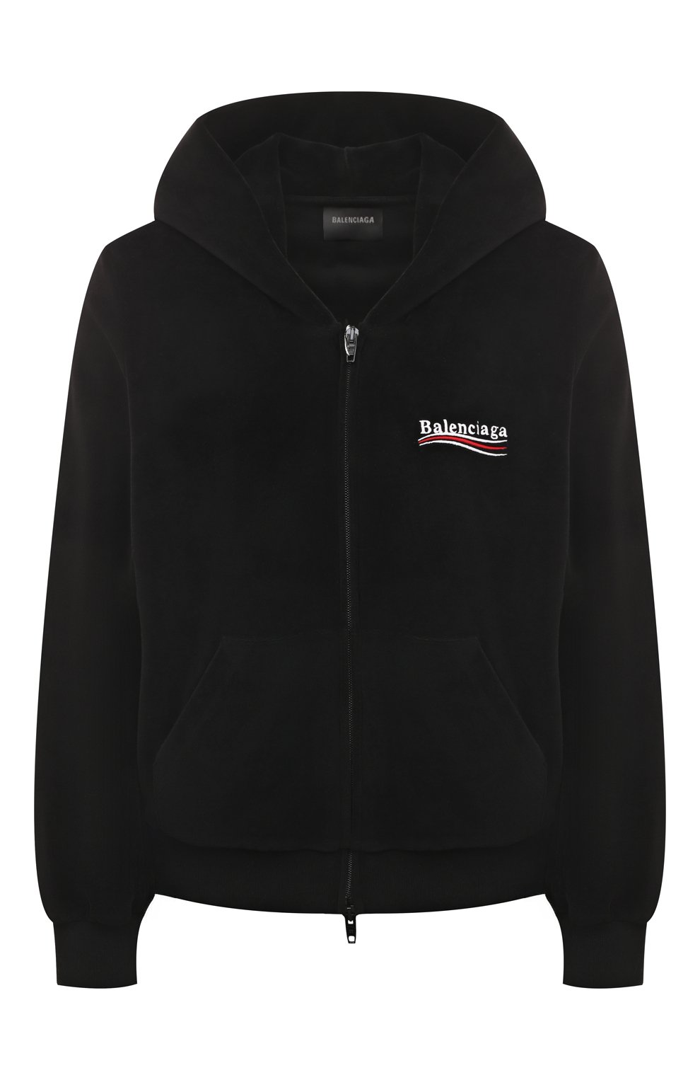 Хлопковая толстовка BALENCIAGA черного цвета по цене 231500 руб., арт. 769022/TPVJ8, фото 1 Хлопковая толстовка BALENCIAGA, арт. 769022/TPVJ8, фото 1