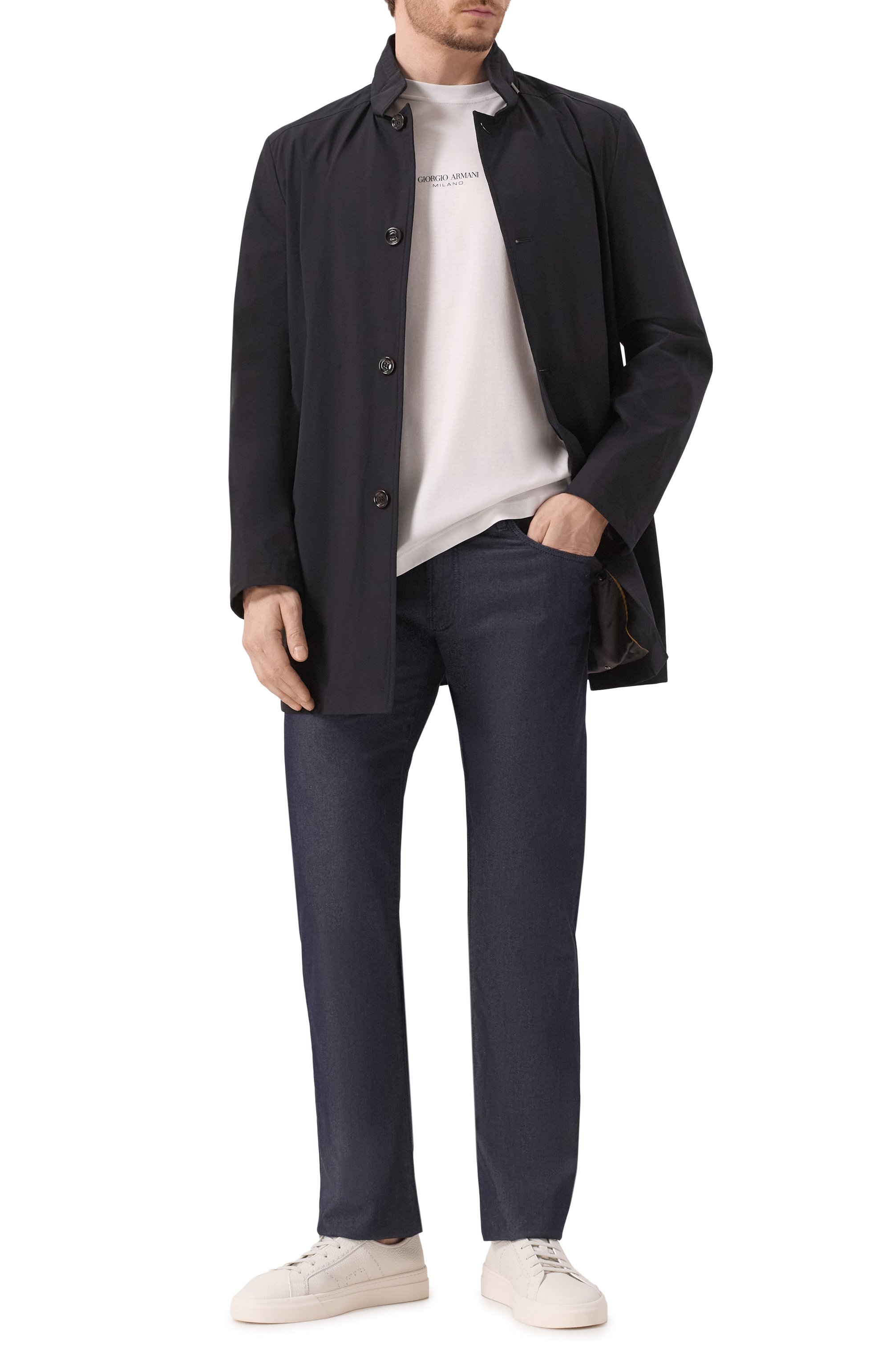 Хлопковая футболка GIORGIO ARMANI, арт. GM001085/TE10629, фото 2