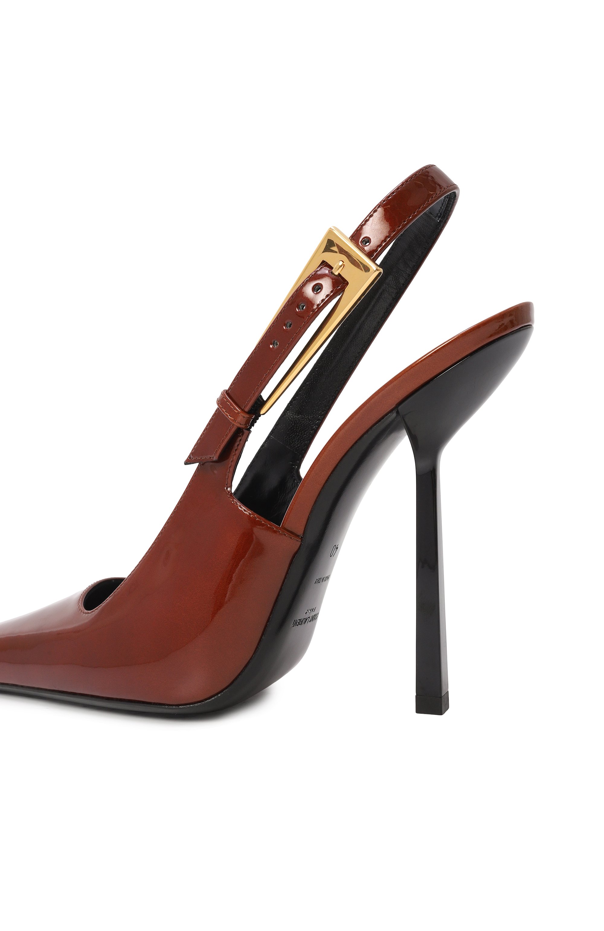 Лакированные туфли lee 115 SAINT LAURENT, арт. 763417/AAAPQ, фото 7