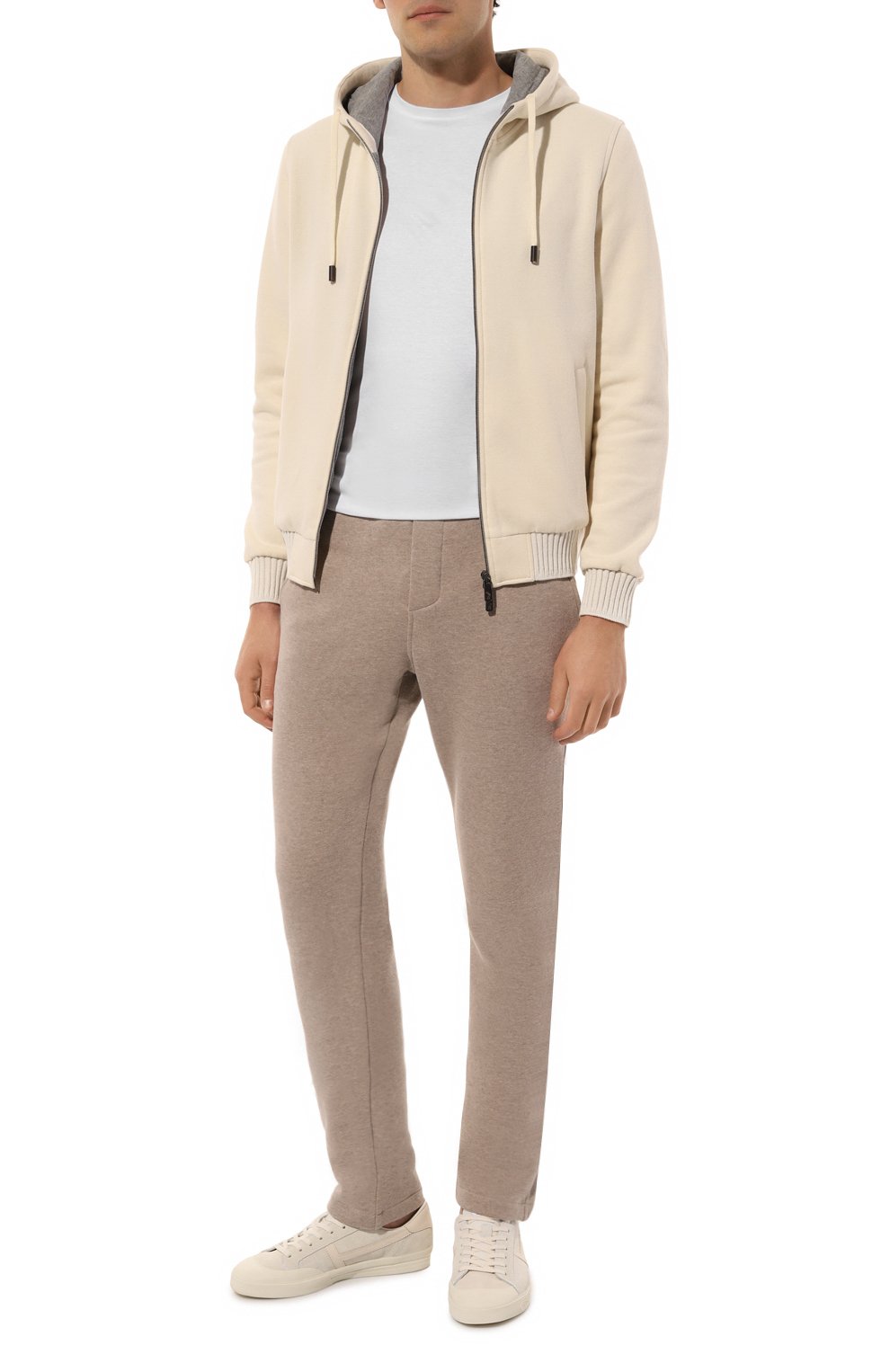 Толстовка из хлопка и кашемира CAPOBIANCO, арт. 17M404.FW00., фото 2