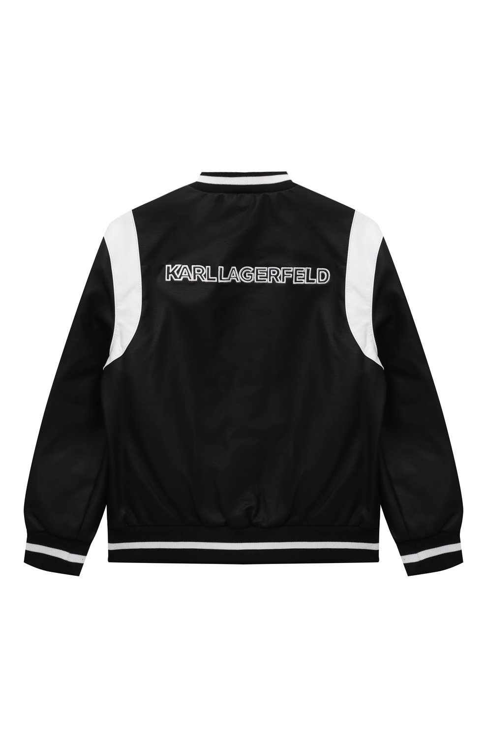 Бомбер из экокожи KARL LAGERFELD KIDS, арт. Z30040, фото 2