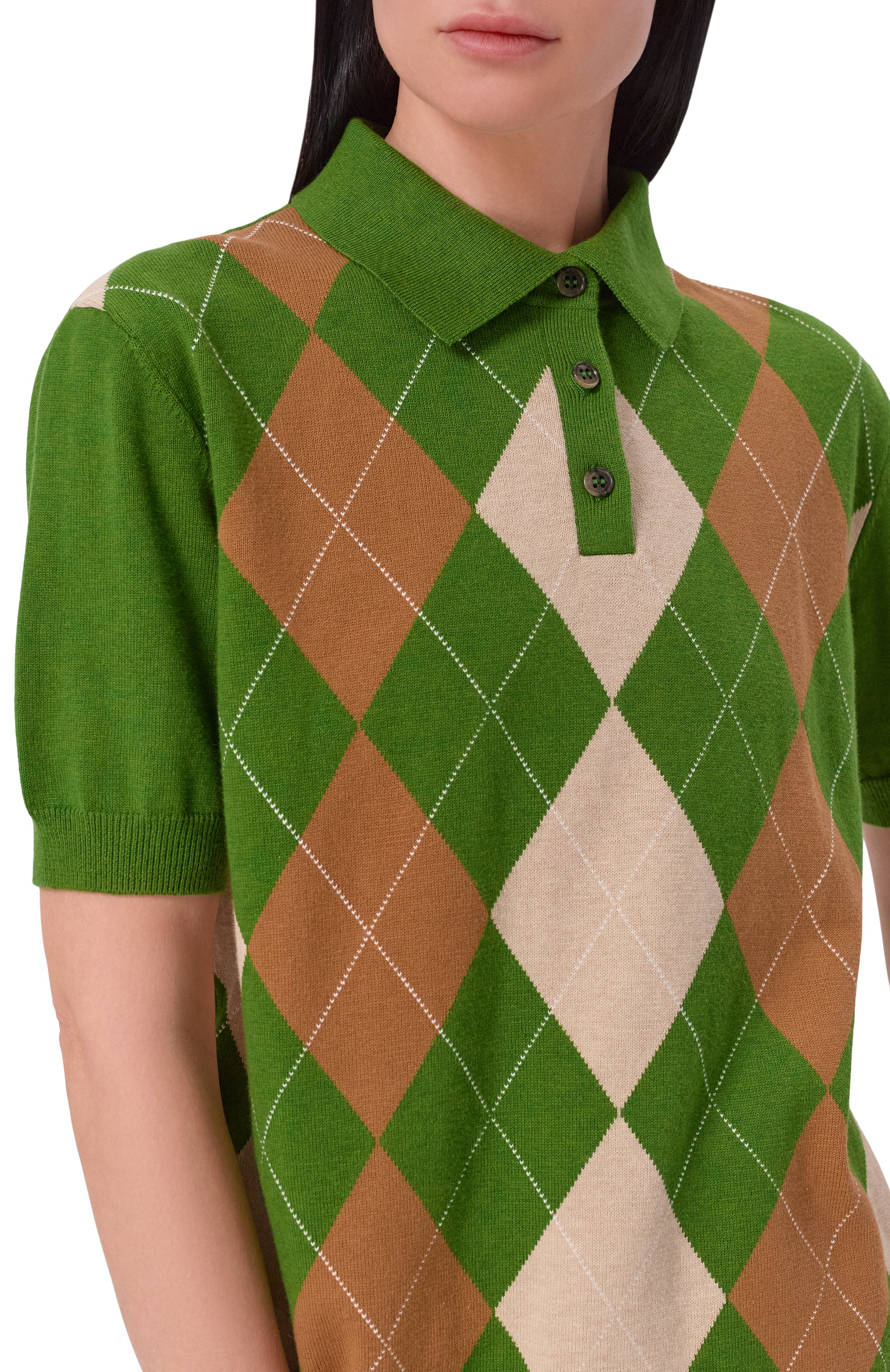 Поло из хлопка и кашемира ADDICTED, арт. AD2601, фото 5