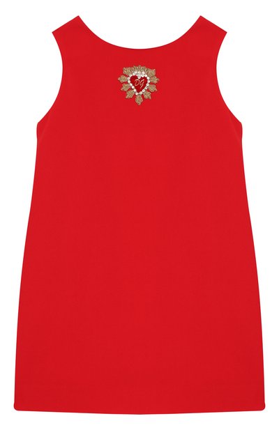 Мини-платье DOLCE & GABBANA красного цвета по цене 45200 руб., арт. L59D79/FURDV/2-6, фото 1 Мини-платье DOLCE & GABBANA, арт. L59D79/FURDV/2-6, фото 1