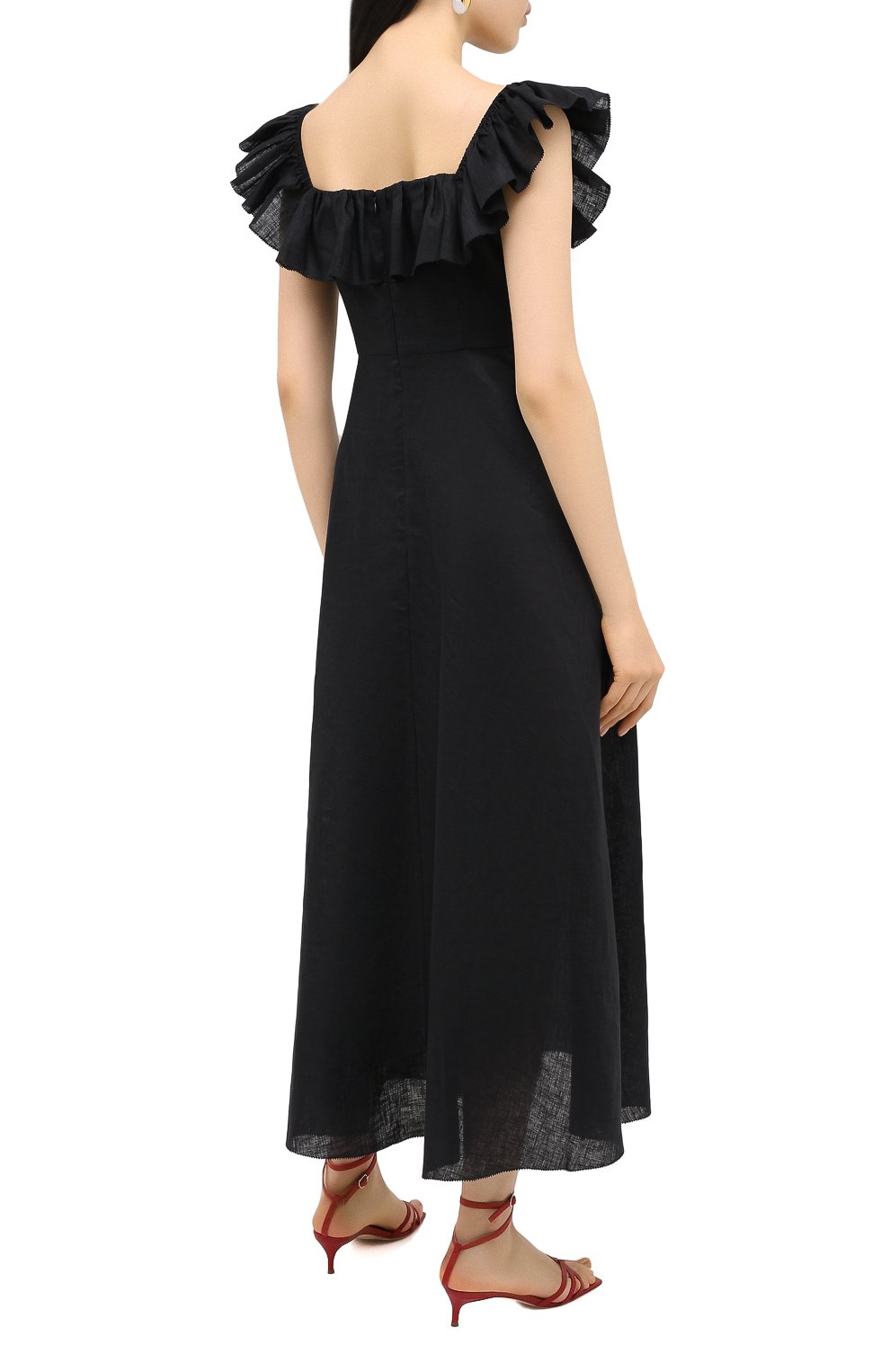 Льняное платье ZIMMERMANN, арт. 6200DFIE, фото 4