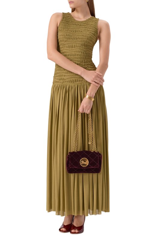 Сумка Chloé Heritage small Chloé CH25AS585P90 Бордовый  CH25AS585P90 Фото 7