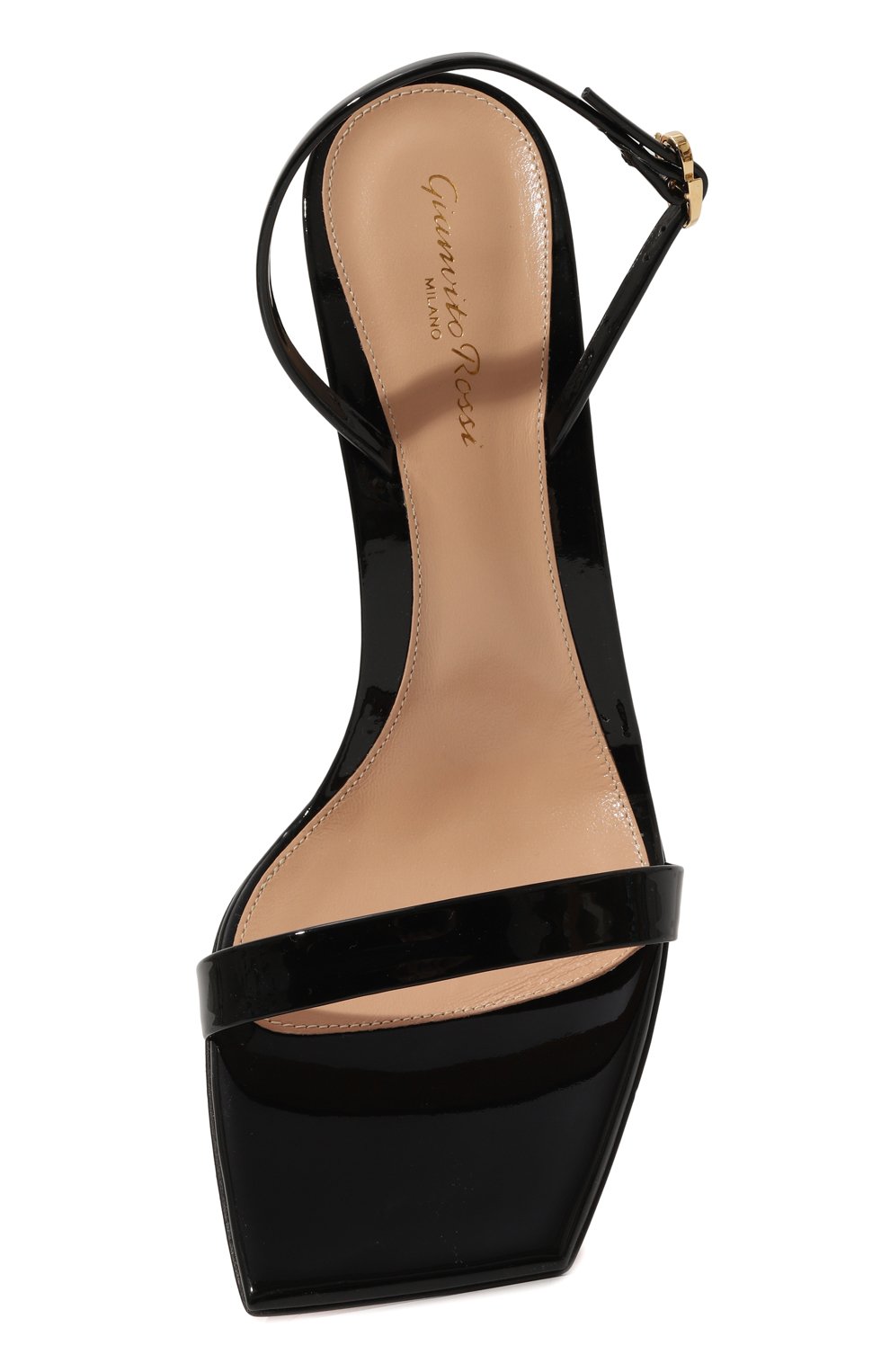 Кожаные босоножки ribbon stiletto 85 GIANVITO ROSSI, арт. G32201.85RIC.VERNER0, фото 6