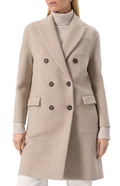Пальто из шерсти и кашемира BRUNELLO CUCINELLI, арт. MD5329938, фото 3