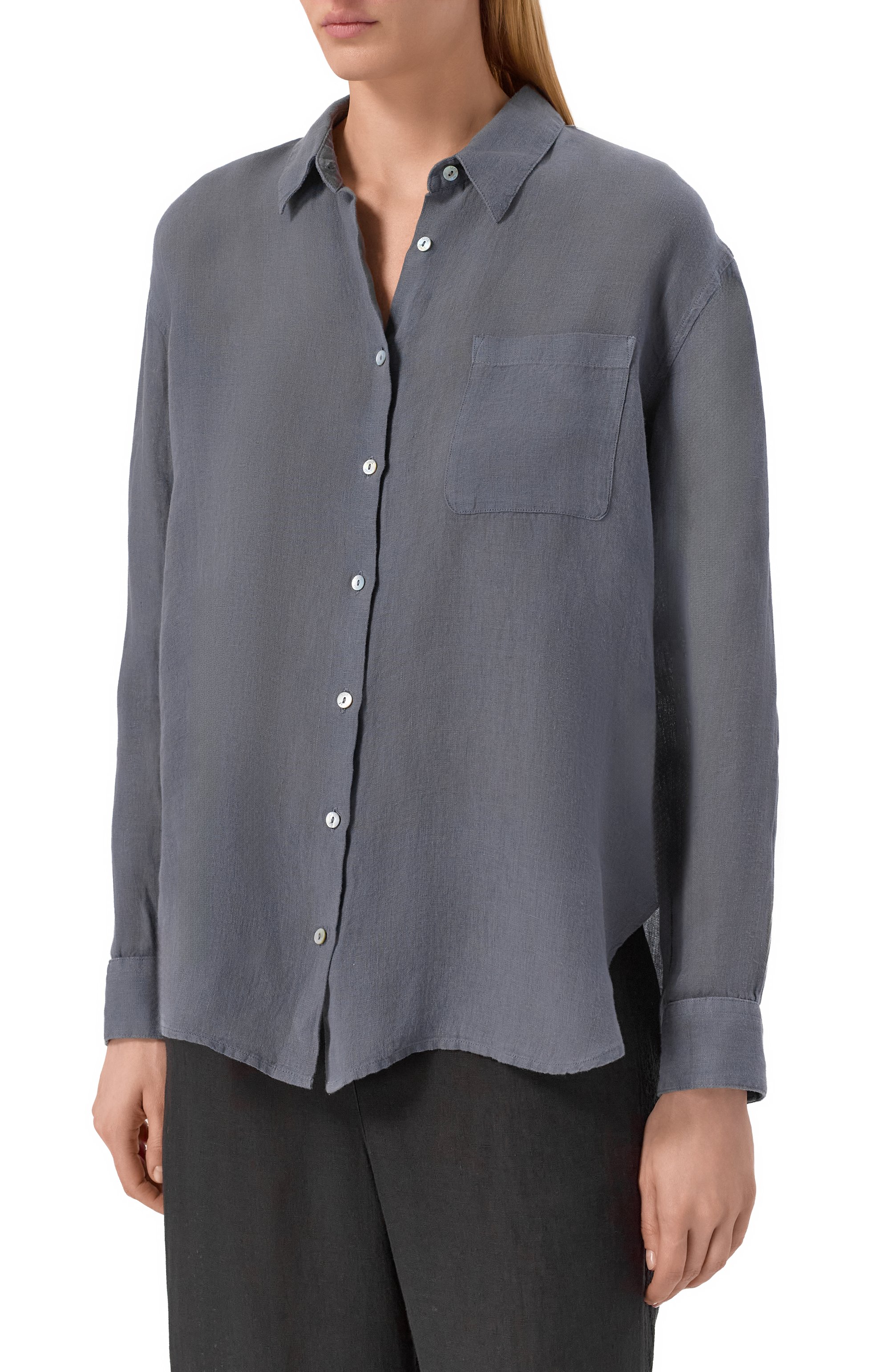 Льняная рубашка 120% LINO, арт. 33ALIW19GE/0000115, фото 3