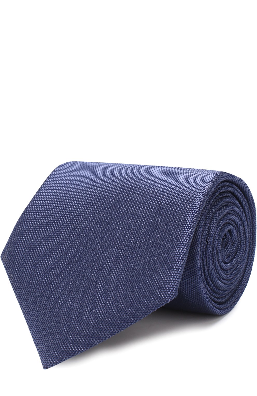 Шелковый галстук CORNELIANI темно-синего цвета по цене 12550 руб., арт. 81U302-8120308/00, фото 1 Шелковый галстук CORNELIANI, арт. 81U302-8120308/00, фото 1
