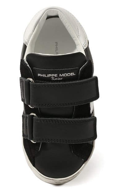 Кожаные кеды PHILIPPE MODEL JUNIOR, арт. 71192 VAR.1/18-27, фото 4
