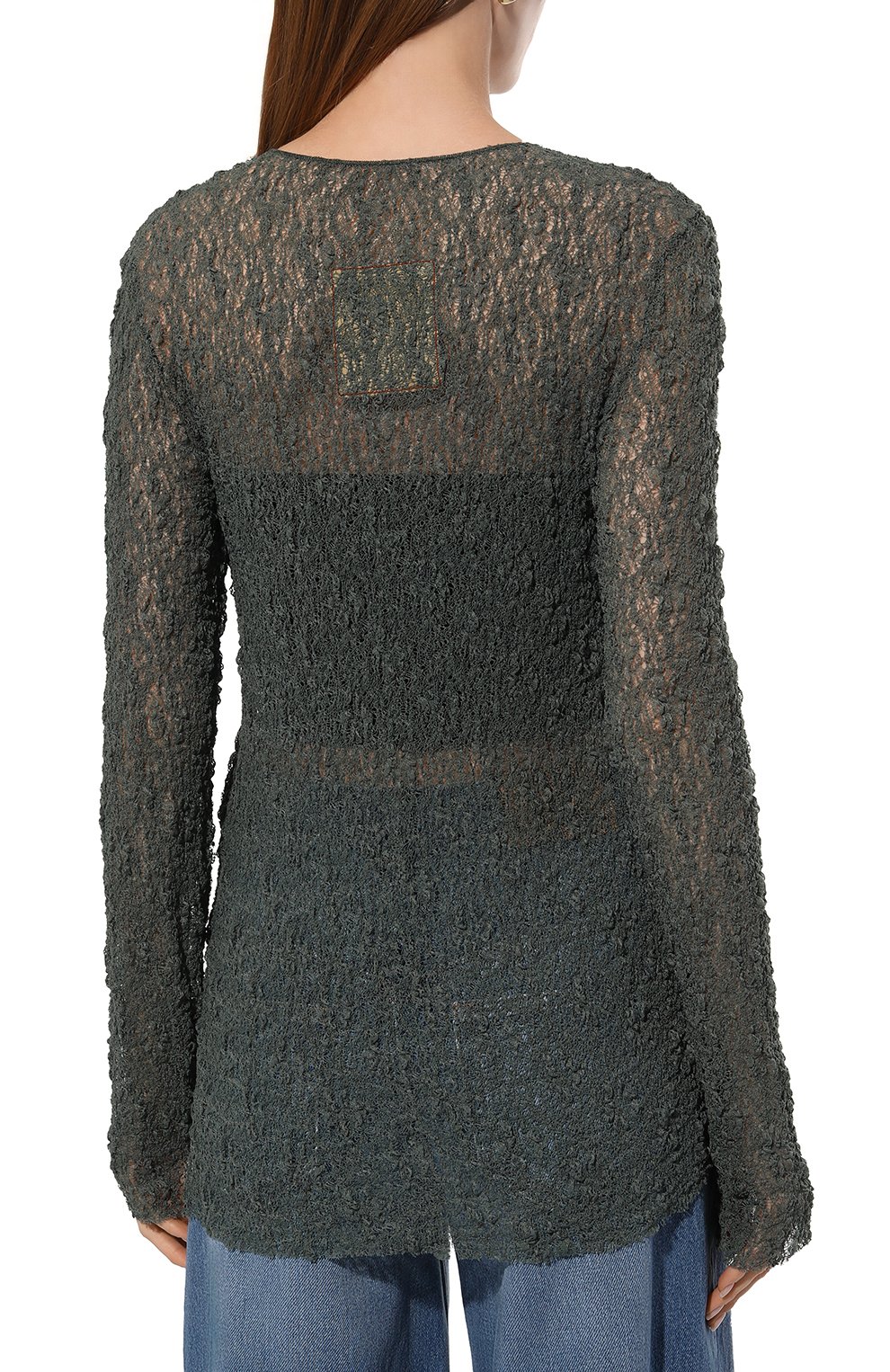 Топ UMA WANG темно-зеленого цвета по цене 31950 руб., арт. S2 W UW1031, фото 4 Топ UMA WANG, арт. S2 W UW1031, фото 4