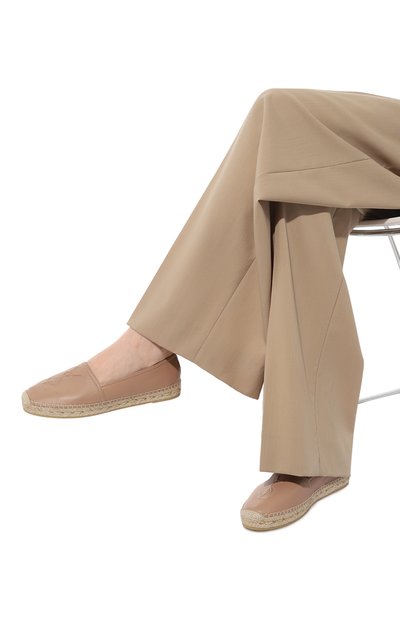 Кожаные эспадрильи SAINT LAURENT, арт. 458573/0RR00, фото 3