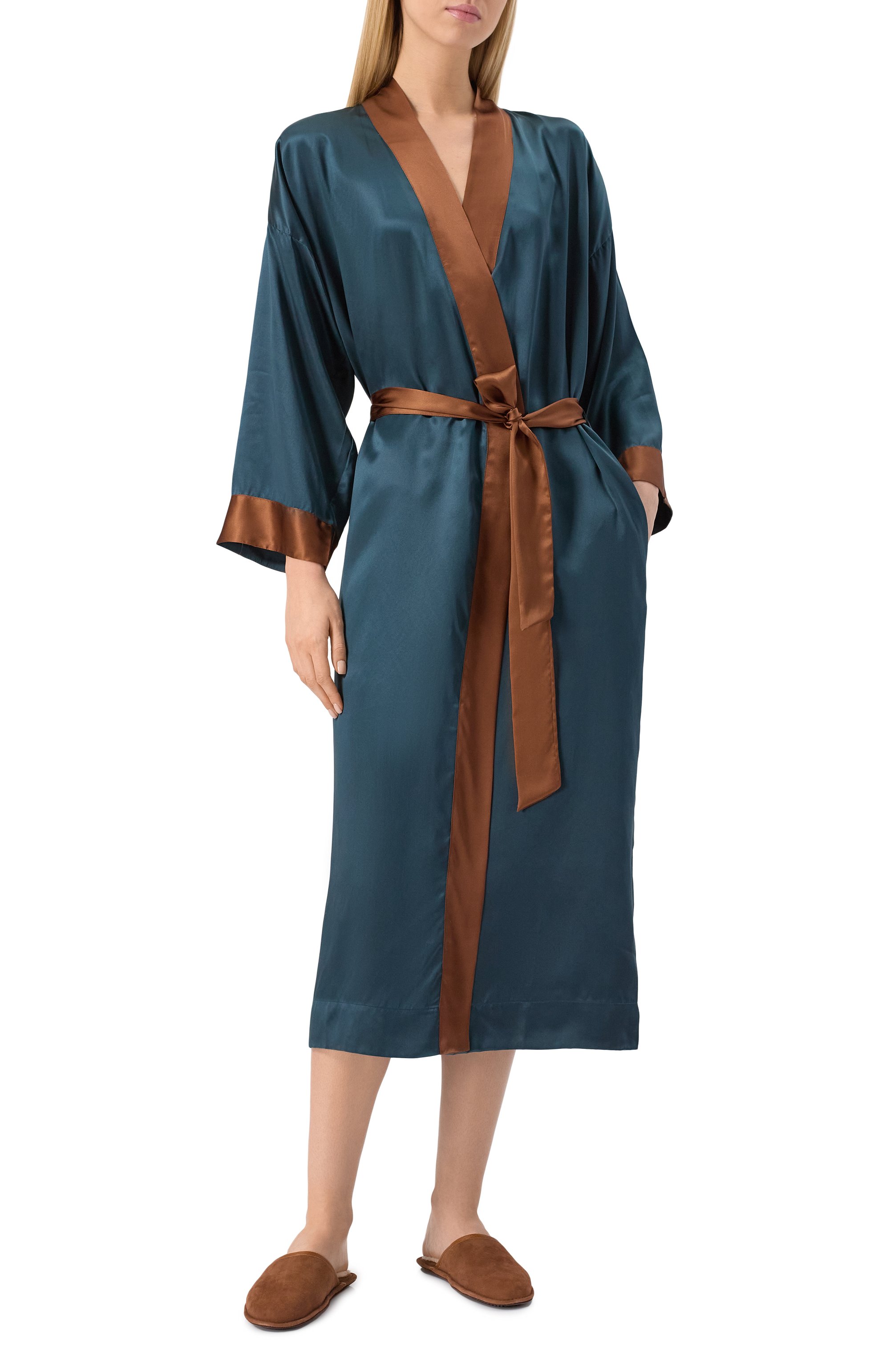 Шелковый халат FRETTE, арт. 25109105 00F 00915, фото 2