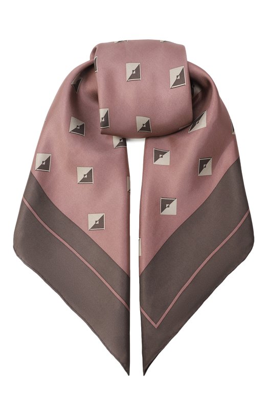 Шелковый платок Max Mara Leisure CAMME0 Розовый CAMME0