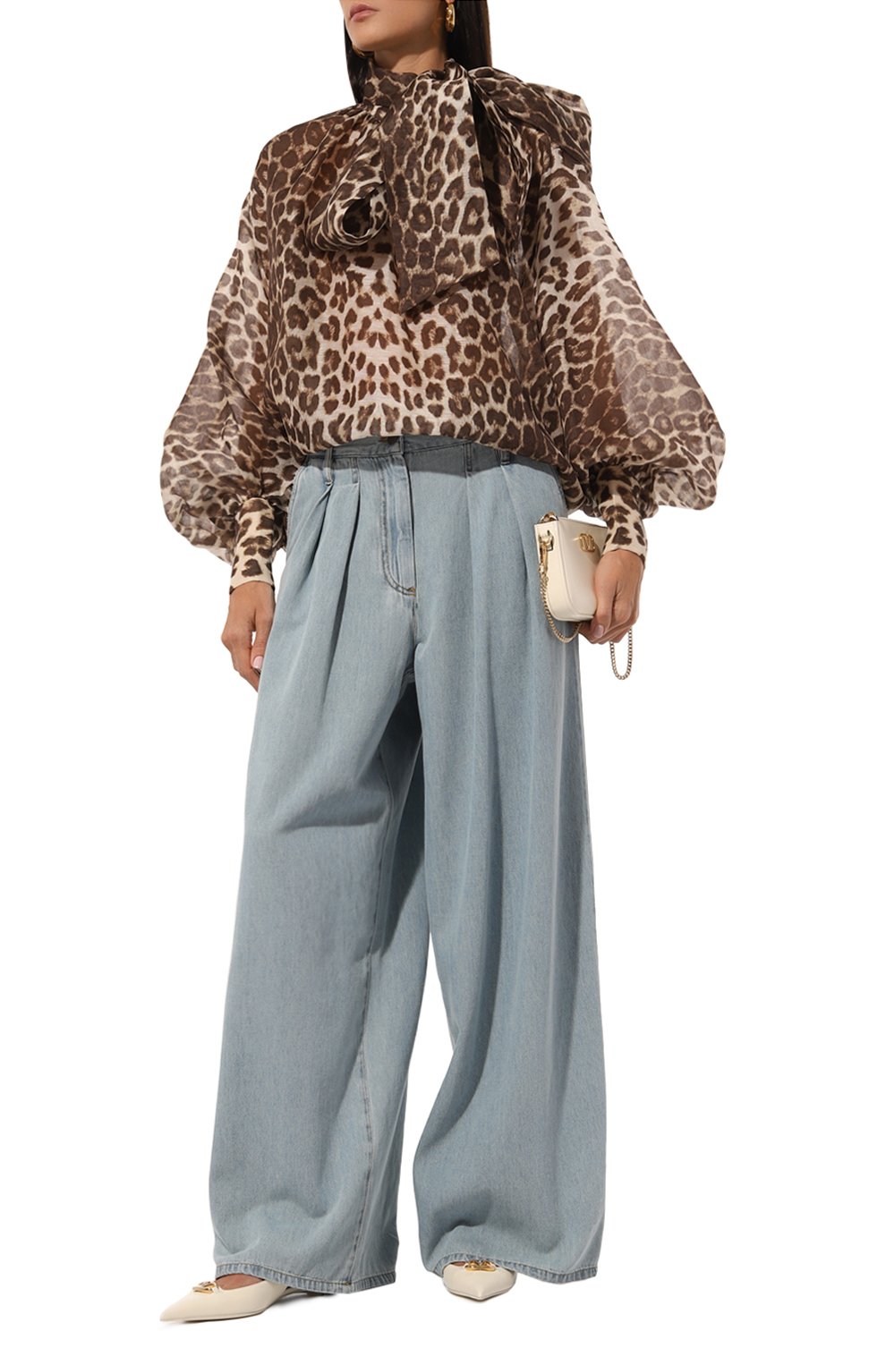 Блузка изо льна и шелка ZIMMERMANN, арт. 1395TF241, фото 2