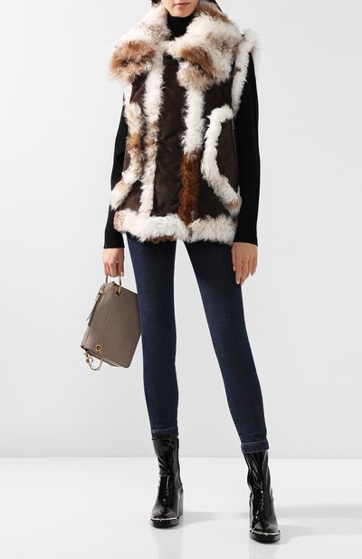 Кожаный жилет на меховой подкладке DSQUARED2, арт. S72FB0135/SY1328, фото 2