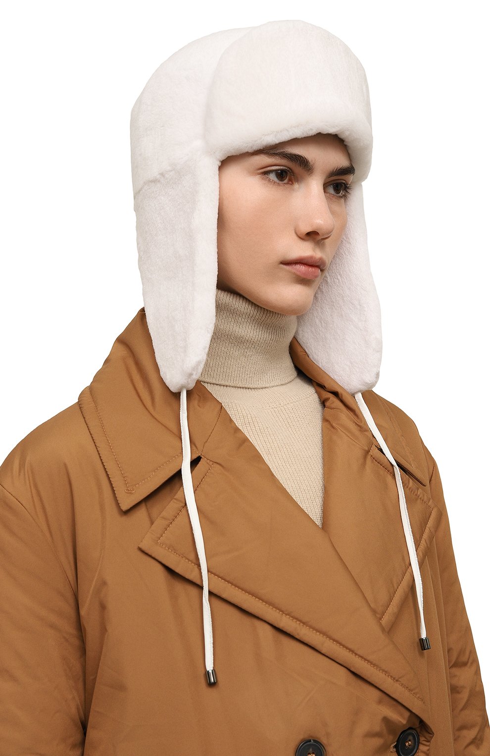 Меховая шапка-ушанка из норки VICTORIA KUSENKOVA, арт. 091710001094, фото 2