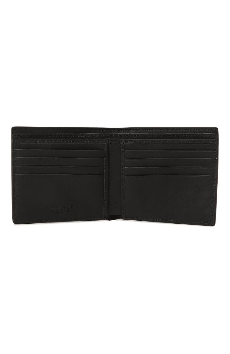 Мужской кожаное портмоне ALEXANDER MCQUEEN черно-белого цвета, арт. 602137/1AAHU1081 | Фото 3 (Материал: Натуральная кожа; Нос: Не проставлено; Региональные ограничения белый список (Axapta Mercury): Не проставлено)