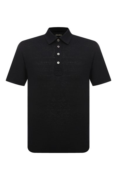 Мужское льн�яное поло ZEGNA, арт. UD376A7/D784