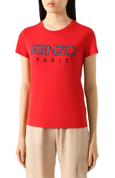 Хлопковая футболка KENZO, арт. FA52TS701990, фото 3